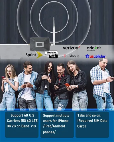 Miniatura 3 de Verizon Cell Phone Booster Verizon Signal Booster 5G 4G LTE Band 13 Cell Phone Signal Booster 5G Cellular Booster Cell Booster Extender Signal