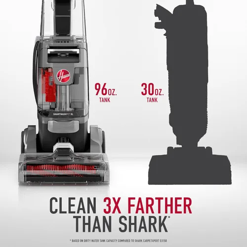Miniatura 4 de Máquina limpiadora de alfombras y tapicería Hoover SmartWash Pet XL vertical, limpiador automático de alfombras de limpieza profunda, se convierte