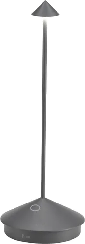 Miniatura 9 de Zafferano, Pina Pro - Lámpara de mesa inalámbrica recargable con controles táctiles, adecuada para interiores y exteriores, atenuador, 2200-3000 K