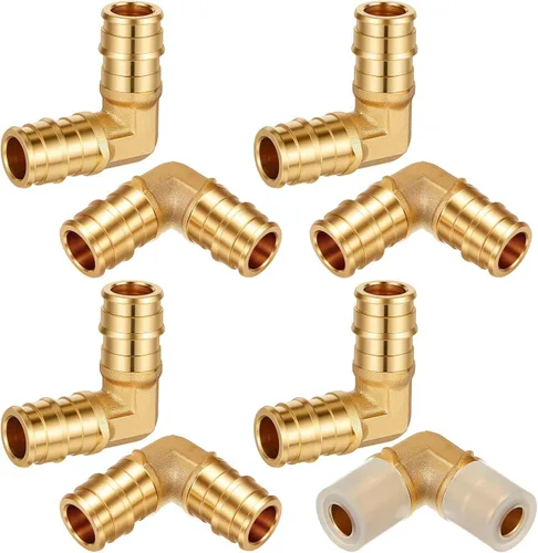 Miniatura 15 de 1 "X 1" Codo de 90 grados Pex A Accesorios de expansión Accesorios de latón Herramienta de crimpado Pex para conexión de tubería de tubería, ASTM