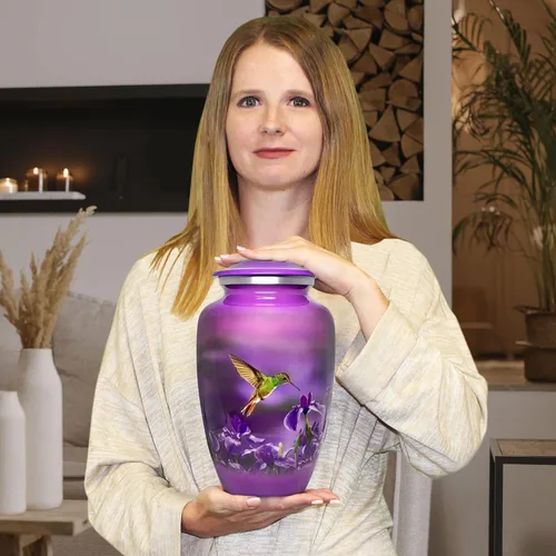 Miniatura 3 de Trupoint Memorials Urnas para cenizas humanas adultas para mujeres y hombres, urna decorativa de entierro, urnas de cremación fúnebre para mujeres