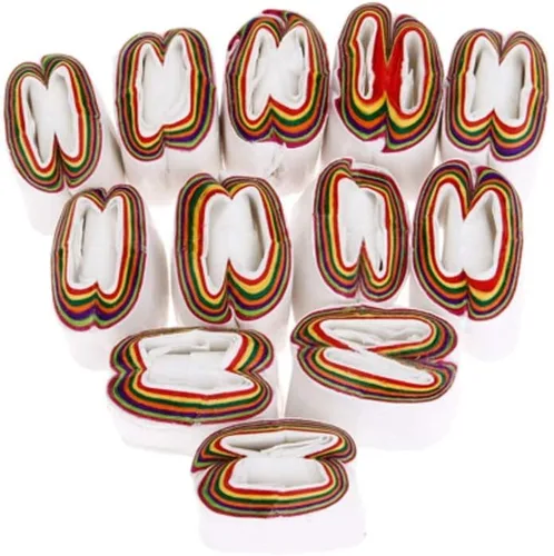 Miniatura 6 de Yahpetes Bobinas bucales de papel, 12 unidades, bobinas bucales, papel de vómito, bobinas de boca de color, accesorios de trucos de magia