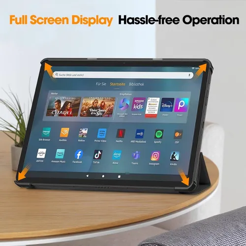 Miniatura 5 de Funda para tableta Amazon Fire Max 11 (13ª generación, versión 2023) de 11 pulgadas con protección de encendido y apagado automático, de piel