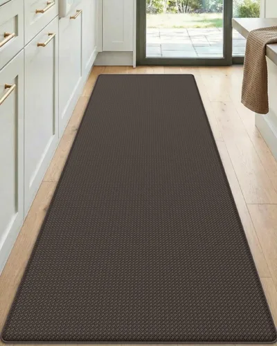 Miniatura 25 de DEXI Alfombrillas de Cocina Acolchadas Anti Fatiga, 17x59, Alfombra de Pasillo para Estar de Pie Impermeable, Espuma Viscoelástica Cómoda Acolchada