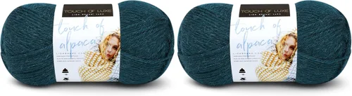 Miniatura 14 de Lion Brand Yarn (1 madeja) Hilo Touch of Alpaca, Carmesí