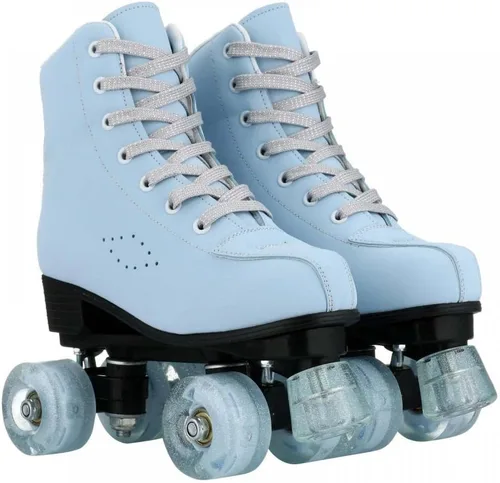 Miniatura 7 de XUDREZ Patines clásicos de alta calidad para mujeres y niñas, material esmerilado, para principiantes