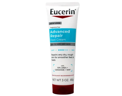 Eucerin Advanced Repair Light Feel Crema para pies, 3 onzas (paquete de 7)