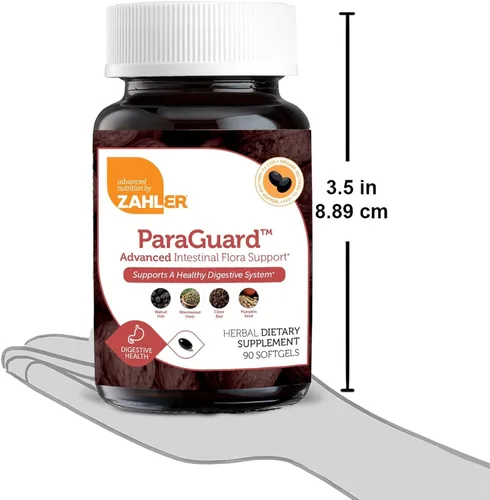 Miniatura 8 de Zahler ParaGuard - Suplemento digestivo avanzado, apoyo intestinal para humanos, contiene ajenjo, certificado Koshe.