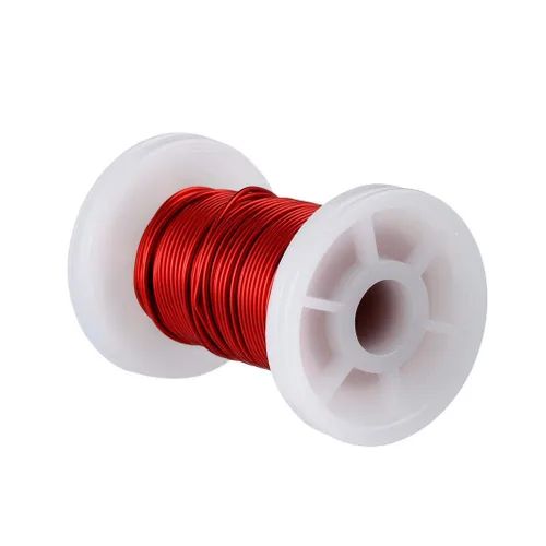 Miniatura 40 de BNTECHGO - Alambre magnético de 26 AWG, cable de cobre esmaltado para bobinado, 4 onzas, 0.0157 pulgadas de diámetro, 1 bobina de color rojo, Rojo 4