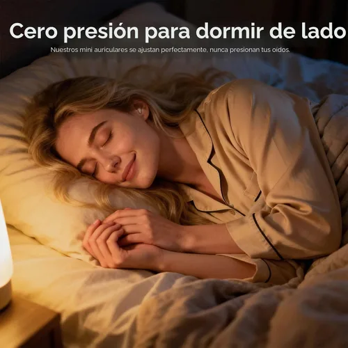 Miniatura 7 de Yihou Auriculares Audífonos Inalámbricos Bluetooth Invisibles Pequeños Mini para Dormir, Cómodos Diminutos para Dormir, los Más Pequeños de Perfil