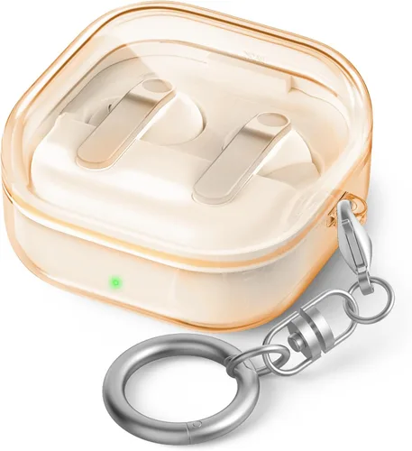 Miniatura 11 de AhaStyle Compatible con Samsung Galaxy Buds FE/S2 Pro/S2/Live Funda transparente [Anti-amarillamiento] (transparente)