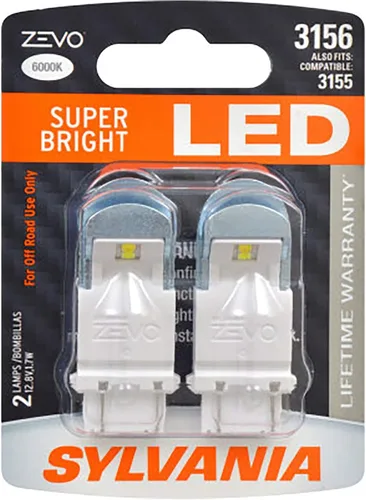 Miniatura 10 de Sylvania Zevo 3156 Bombilla LED (2 unidades), color rojo, Ambar