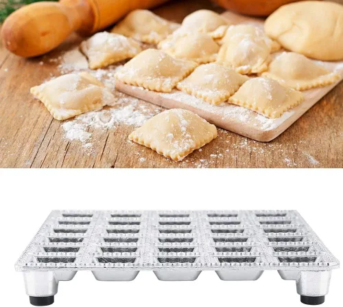 Miniatura 5 de Fdit Ravioli de aluminio ahorro de energía Bola de masa masa fabricante de moldes fabricante de utensilios de cocina
