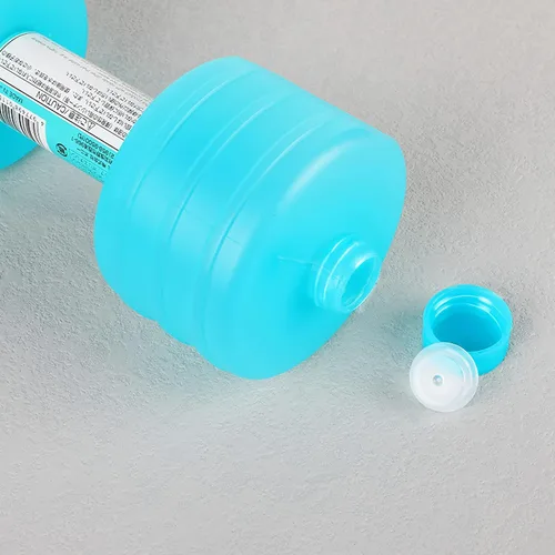 Miniatura 6 de MXY Mancuernas de agua de plástico de alta calidad rellenas de agua para deportes, ejercicio, levantamiento de pesas, hogar portátil y ajustable