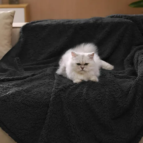Miniatura 3 de Luciphia - Manta impermeable para mascotas, manta líquida a prueba de orina para perros para sofá, cama, funda protectora reversible de forro polar