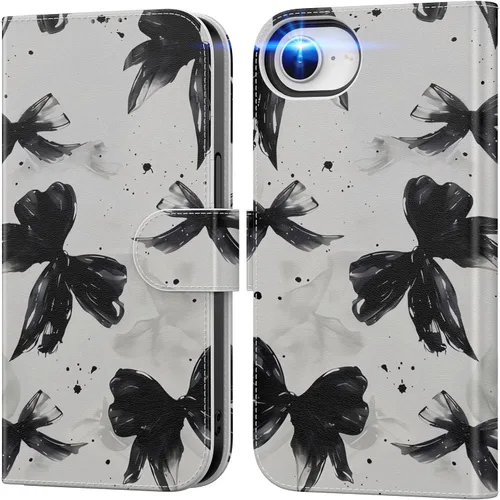 Miniatura 62 de DEENAKIN Funda tipo cartera para iPhone 15 con tarjetero + clip para efectivo, bloqueo RFID, protección contra caídas de grado militar y obras