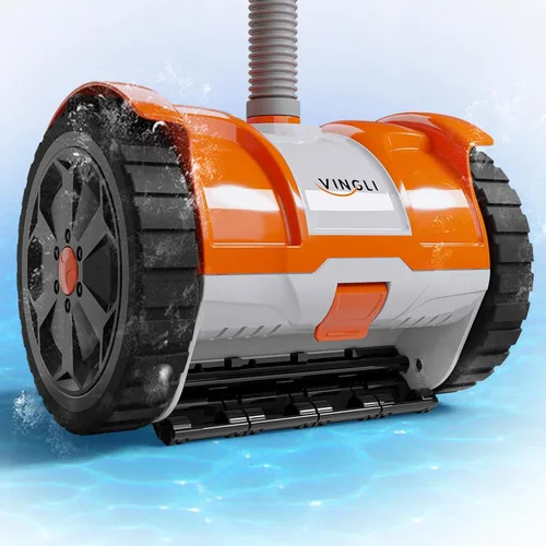 VINGLI - Aspiradora de piscina lateral de succión automática (actualización 2025), potente barredora de pared para piscinas enterradas, incluye