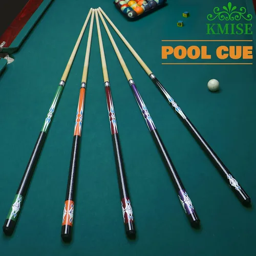 Miniatura 8 de Kmise Pool Stick Set of - 58" Pool Cue Stick, Canadian Maple Professional Billiards Pool Cue, Pool Sticks for Adults, 18~21oz Multiple Colors Set