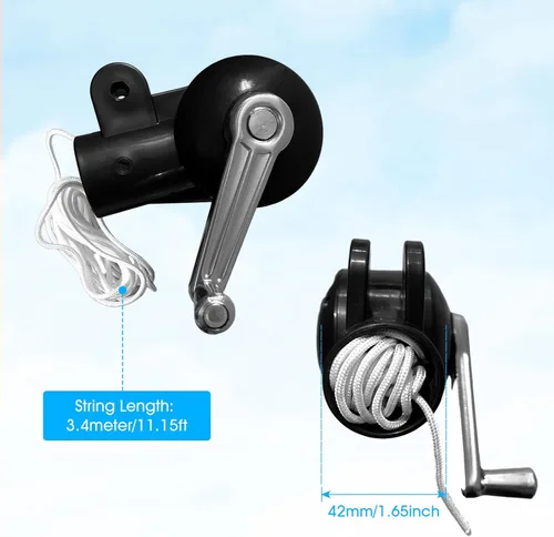 Miniatura 3 de Accesorios para sombrilla de patio, piezas de repuesto de paraguas para exteriores, piezas de soporte resistente, repuesto para patio Manivela