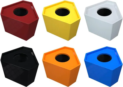 Miniatura 3 de Caja de micrófono personalizada Logo personalizado Cubo Hexágono micrófono bandera (negro)