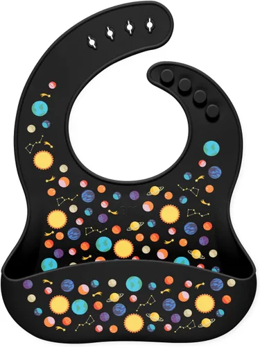 Miniatura 9 de Simple Modern Babero de silicona Babero de comida para niños pequeños Lavanda (Lavender Mist)