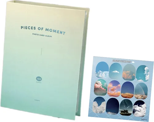 Álbum de fotos estético simple y encantador coreano de tapa dura para tarjetas fotográficas kpop, polos, polaroides, tarjetas de visita, tarjetas