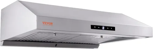 Miniatura 9 de VEVOR Campana extractora para debajo del gabinete, filtro permanente de acero inoxidable con motores duales, ventilación de estufa de cocina de 30