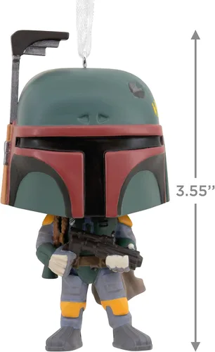 Miniatura 4 de Hallmark Star Wars Boba Fett Funko POP! Adorno Navideño