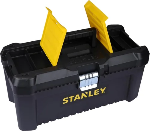 Miniatura 17 de STANLEY Caja de herramientas esenciales (16 pulgadas), solución de almacenamiento duradera con bandeja extraíble y organizadores