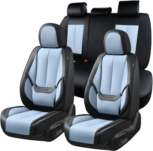 Miniatura 93 de Coverado Juego completo de fundas de asiento de automóvil, fundas de asiento para automóviles, fundas de asiento de coche beige para asientos