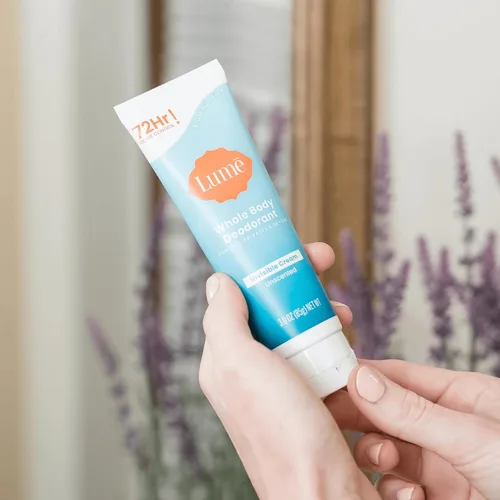 Miniatura 5 de Lume Desodorante para todo el cuerpo, tubo de crema invisible, control de olores de 72 horas, sin aluminio, sin bicarbonato de sodio, seguro