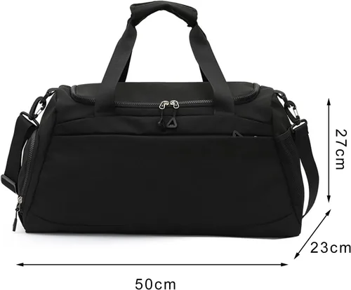 Miniatura 8 de Bolsa de gimnasio pequeña con compartimento para zapatos, bolsas de entrenamiento para gimnasio, hombres y mujeres, bolsa de gimnasio pequeña