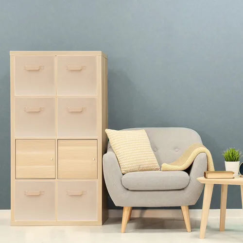 Miniatura 2 de Contenedores de almacenamiento de cubos de 11 x 11 pulgadas, paquete de 2, cubos de almacenamiento de 11 pulgadas para dormitorio, sala de estar