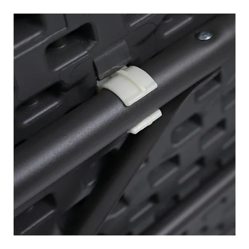 Miniatura 7 de Iceberg IndestrucTable Too - Mesa plegable biplegable, interior/exterior, grado comercial, carbón, 60 pulgadas de ancho x 30 pulgadas de profundidad