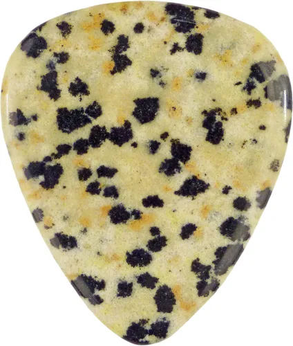 Miniatura 90 de Púa de guitarra o bajo de Obsidiana de Caoba en vidrio volcánico - 3.0 mm de calibre ultra pesado - Forma 351 - Púa exótica artesanal de gema