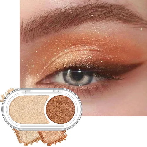 Miniatura 45 de Erinde Paleta de maquillaje de sombra de ojos de 9 colores con purpurina y lavanda brillante y mate, violeta, malva, púrpura oscura, plateado