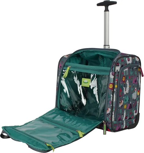Miniatura 7 de Lily Bloom Designer - Maleta de viaje de 15 pulgadas, para viajes cortos, fin de semana, negocios, equipaje ligero, maleta de 2 ruedas giratorias