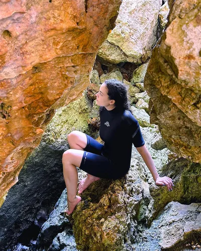 Miniatura 2 de XUKER Traje de neopreno corto para hombre para mujer, 0.118 in con cremallera trasera, traje de buceo de neopreno de manga corta térmico para buceo