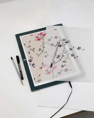 Miniatura 4 de Almohadilla de luz LED A4 ultrafina para trazado y dibujo, brillo regulable con función de memoria, ideal para artistas, diseñadores y artesanos