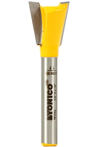 Miniatura 23 de Yonico Broca de enrutador de cola de milano 1/4 de pulgada y vástago de 1/4 de pulgada 14806q