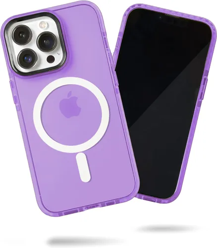 Miniatura 80 de SteepLab Funda de barrera para iPhone 13, protección de 360 grados que absorbe impactos con bisel elevado y colores llamativos (cielo azul brillante)