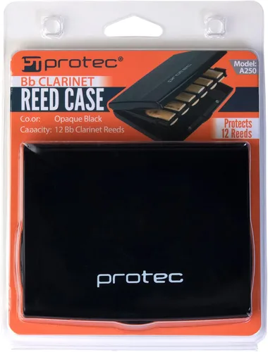 Miniatura 6 de Estuche para 12 cañas de clarinete Pro Tec Bb, Negro