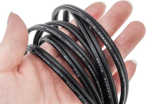 Miniatura 7 de RTNLIT Cable de lámpara de 6 pies con interruptor de botón de encendido/apagado y enchufe polarizado, extremos pelados listos para cableado, cable