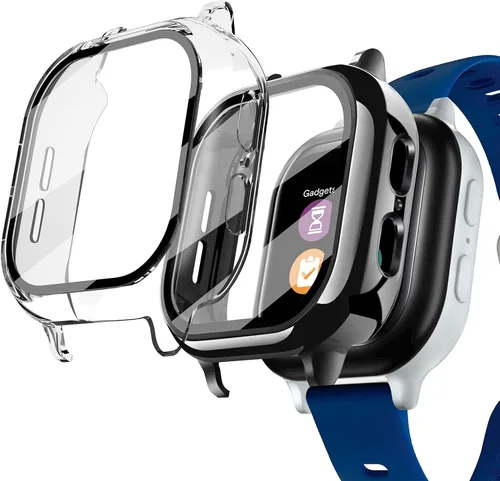 Miniatura 17 de Kuaguozhe Paquete de 2 fundas compatibles con Gizmo Watch 2, protector de pantalla para niños (paquete de 2), funda protectora general