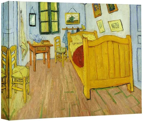 Miniatura 47 de ELITEART -Noche estrellada sobre el ródano por Vincent Van Gogh Giclée Art Canvas Prints- Tamaño del marco: 28 x 35 pulgadas