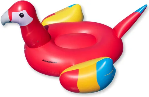 Miniatura 9 de SWIMLINE Flotador Original 90621 de Cisne Inflable Gigante para Piscina Flotador Montable de Descanso con Patas Estables Alas Grande Montable