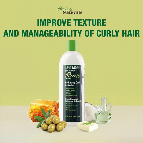 Miniatura 2 de Biocare - Activador hidratante de rizos, infundido con manteca de karité, miel natural y aceite de oliva, hidrata, define y repone para el activador