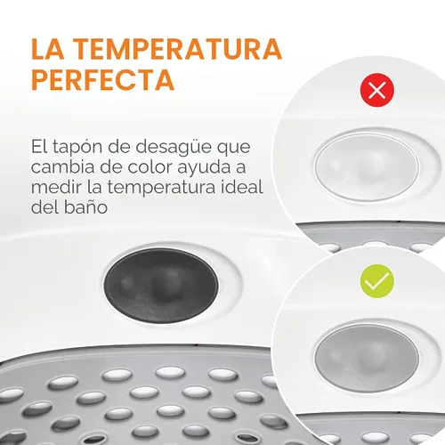 Miniatura 6 de Boon Soak 3 Stage Baby Bathtub - Tina de baño para bebé de 3 etapas Boon - Tina de baño con tres posiciones de soporte para recién nacidos a niños