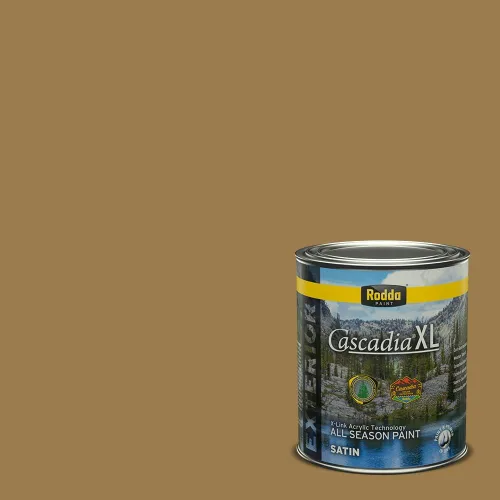 Miniatura 179 de Rodda Paint CASCADIA XL Pintura e imprimación satinada exterior en uno, cuarto de galón, resistencia industrial