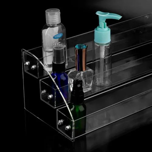 Miniatura 8 de Homakover Organizador de pintura acrílica de 3 capas, soporte de pintura perfecto para manualidades, almacenamiento de pinturas de pasatiempos